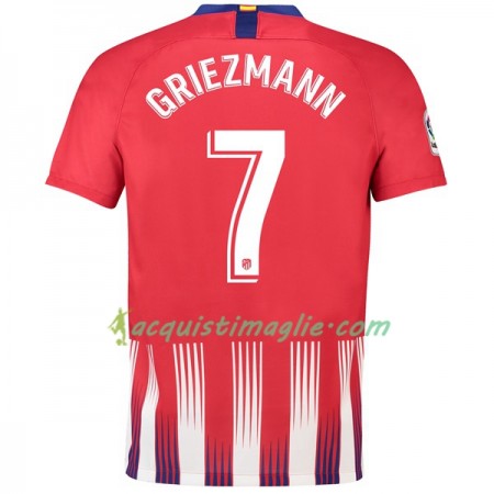 Divisa di Calcio Atlético Madrid Griezmann 7 Prima 2018/2019